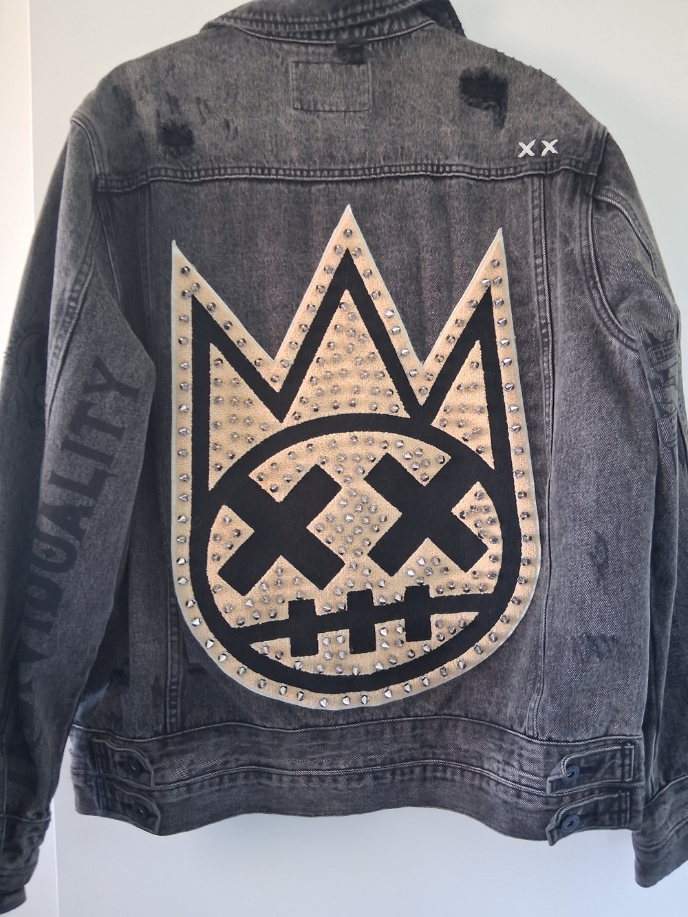 Cult of Individuality Ashey Black Washed Denim Jacket!